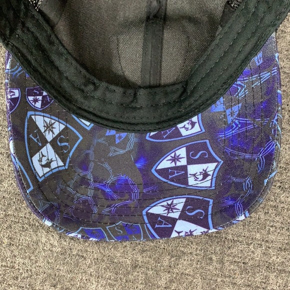 SA Co Kids Trucker Hat Adjustable Blue Black Embroidered Snapback Mesh Back Cap - Picture 11 of 13